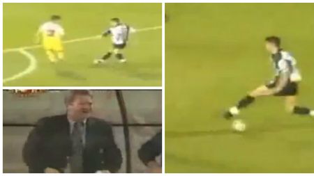 VIDEO: Un clip "pierdut" printre sutele de goluri date de Ronaldo! Prima reușită din cariera lui CR7. Reacția lui Boloni