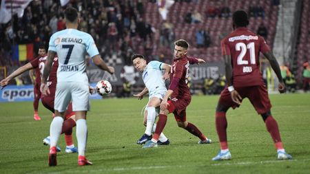 CFR Cluj - FCSB 1-0. Victorie uriașă pentru trupa lui Dan Petrescu în fața FCSB! Echipa lui Bogdan Vintilă, fără șut pe spațiul porții! Sunt 8 puncte diferență