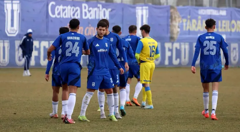 FCU Craiova a săgetat Vulturii din Fărcășești într-un amical extra primit la dispoziție de Valentin David. Fiul lui Bornescu a reușit primul său gol, însă ”vedeta” partidei a fost alt jucător
