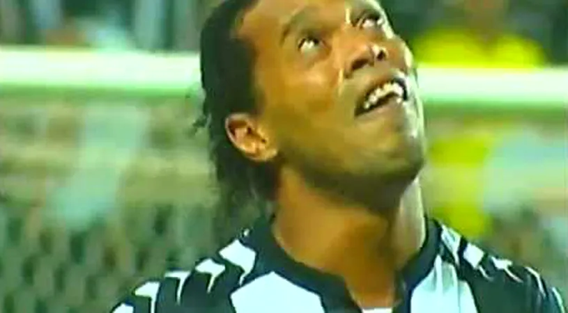 VIDEO - Ronaldinho, cel mai bun meci de la plecarea de la Barcelona: triplă, două pase de gol și lacrimi de durere!** Bonus: Execuția magnifică a lui Denilson