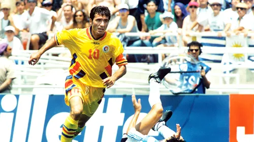 FOTO** Tricoul purtat de Hagi în ’94, în TOP 50 ‘echipamente de legendă’, lângă „Brazilia ’70” sau „Spania 2010”