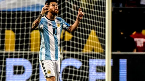 Doar Messi! VIDEO FABULOS: Trimis pe teren în minutul 61, starul Barcei a reușit un hat-trick în 18 minute. Argentina - Panama 5-0