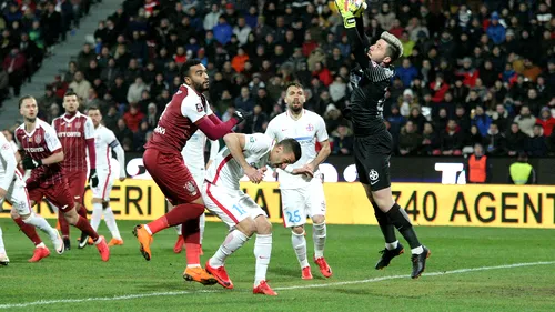 LIVE BLOG | CFR Cluj - FCSB. Gnohere a egalat în prelungiri, Culio a deschis scorul dintr-un penalty comis de Romario Benzar