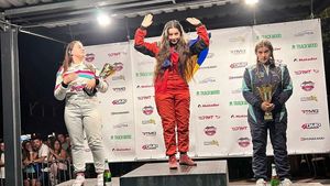 S-a cântat imnul României în Ungaria la etapa internațională de drift