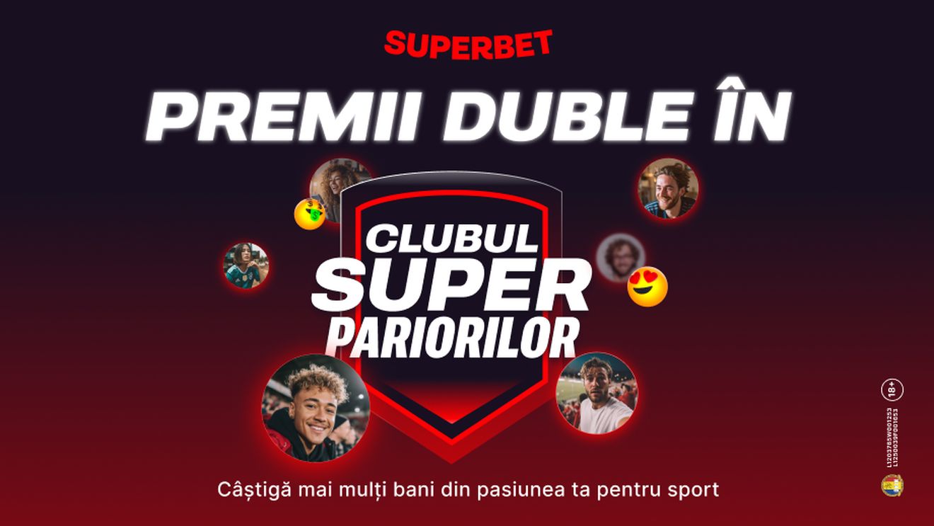 (P) Clubul SuperPariorilor by Superbet: premii DUBLE în octombrie și 12.253 lei pentru cel mai copiat parior din SuperSocial în septembrie!