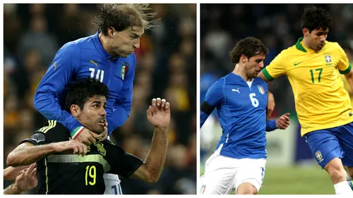 Italia, marea coincidență pentru Diego Costa. Atacantul lui Atletico a debutat în naționalele Braziliei și Spaniei contra 