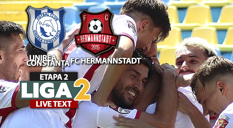Alhassan și Balaure aduc o nouă victorie sibienilor! FC Hermannstadt trece de Unirea Constanţa, la Techirghiol, și are punctaj maxim după primele două etape