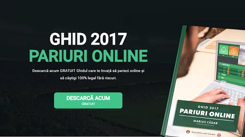 (P) Ghid pariuri online 2017 – Peste 10 ani experiență acum la dispoziția ta!