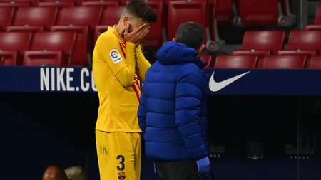 Dezastru pentru Barcelona! Gerard Pique riscă să rateze tot sezonul după ce „s-a rupt” cu Atletico Madrid