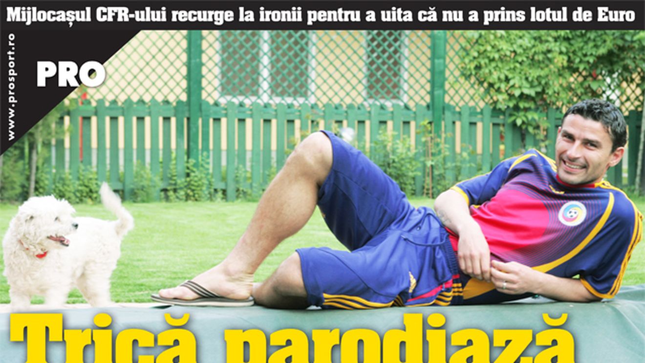 Trică se pregătește de Euro în cantonamentul din Pipera