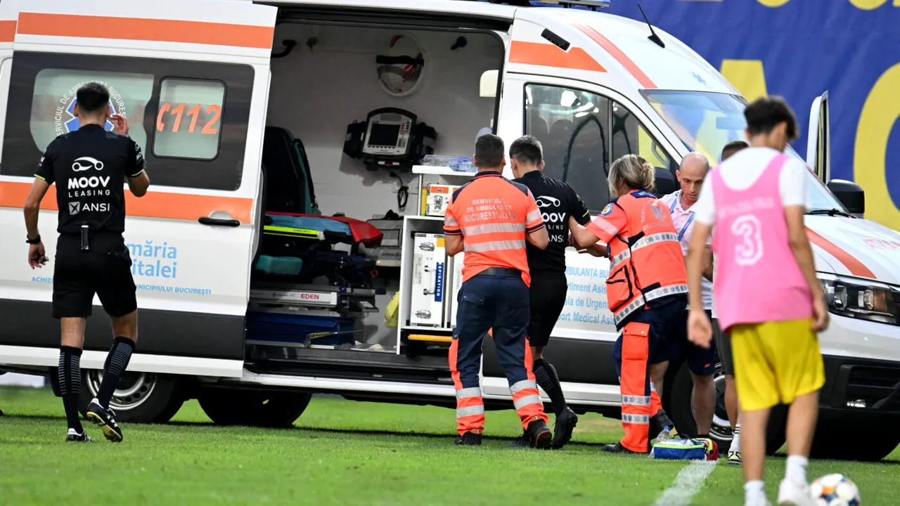 Diagnosticul medicilor pentru asistentul care s-a accidentat în mod bizar la Metaloglobus – Petrolul