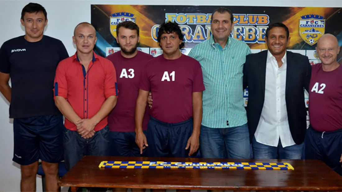FC Caransebeș și-a prezentat noul staff.** Trei foști colaboratori ai Ceahlăului se află printre cele opt nume