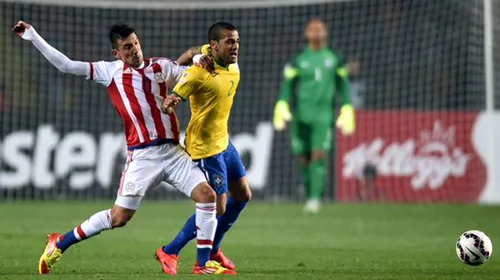 Paraguay, „bestia nera” pentru Brazilia: echipa lui Dunga, eliminată pentru a doua oară consecutiv în „sferturile” Copei America. Urmează semifinale dezechilibrate: antrenament pentru Chile, luptă crâncenă în Argentina-Paraguay