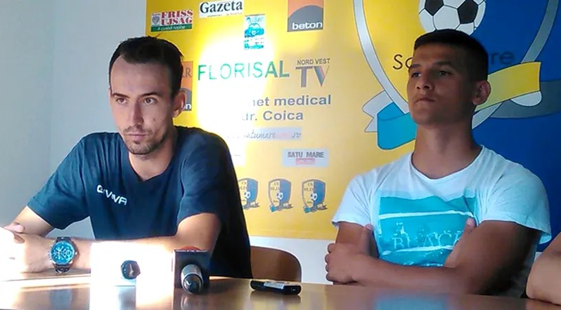 Olimpia și-a prezentat ultimele două achiziții.** Sătmărenii speră ca centrările lui Takacs să-l facă golgheter pe Boștină