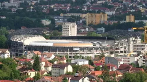 Aroganța supremă între clujeni!** Cum se vede „bijuteria” Cluj Arena din „casa CFR-ului”: FOTO