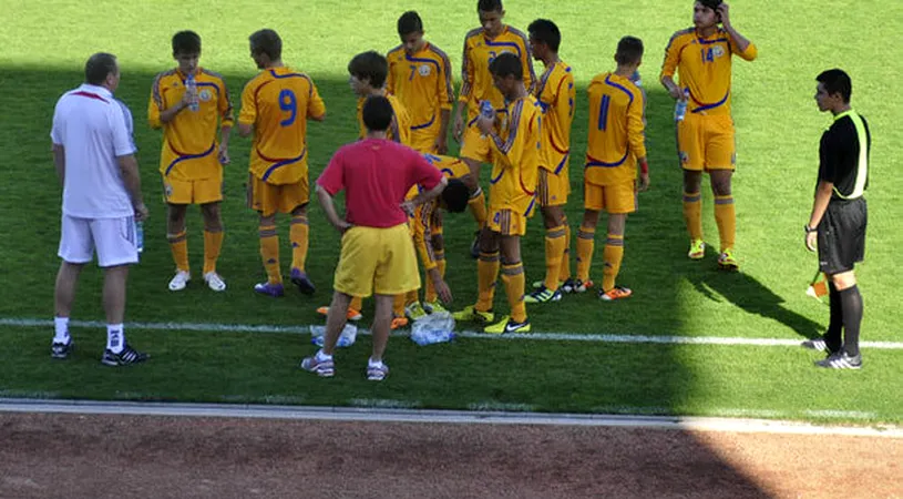 Naționala under-17 a României a remizat cu Macedonia, scor 1-1