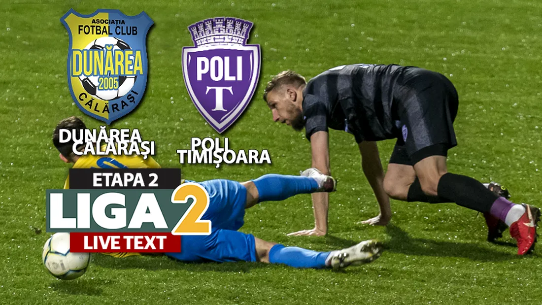 Poli Timișoara câștigă pe final meciul cu Dunărea Călăraşi. Ignea și Oanea au înscris spectaculos