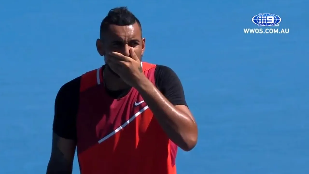 Nick Kyrgios a comis-o din nou! Rebelul tenisului a lovit un copil cu mingea în cap la Australian Open: „Am crezut că voi fi descalificat!