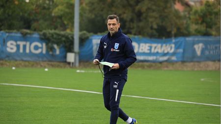 Mirel Rădoi menţine presiunea pe jucătorii Universităţii Craiova: „Vreau să transmit un semnal de alarmă, din lei am devenit leuţi”