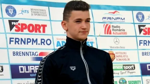 Daniel Martin, singurul înotător român medaliat la Campionatele Europene de Juniori: 