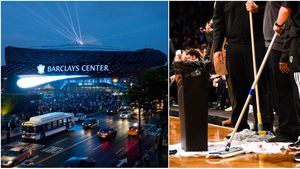 VIDEO | Se poate și în America! Un meci din NBA a fost întrerupt 30 de minute din cauza acoperișului stricat. Sala a costat 1 miliard de dolari!