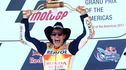 Don’t mess with Rossi! Marc Marquez câștigă ușor cursa MotoGP din Texas, însă e huiduit de public după conflictul cu Valentino Rossi