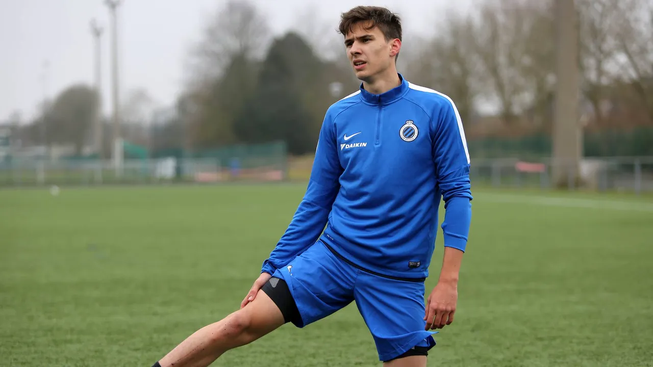 Dorin Rotariu a jucat o repriză pentru Club Brugge în egalul, 1-1, cu Charleroi