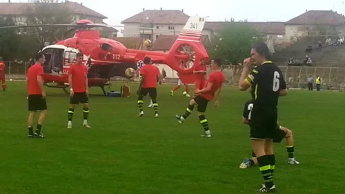 S-a întâmplat azi în România. S-au trezit cu elicopterul pe teren, chiar înainte să înceapă meciul. Motivul nu are legătură cu fotbalul: Ce s-a întâmplat va ajunge pe prima pagină în toată lumea