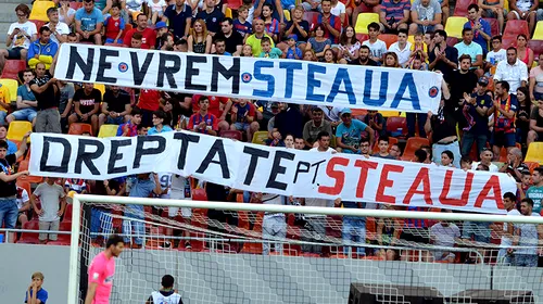 FOTO | O imagine pe cale de dispariție în fotbalul românesc. Câți suporteri au venit să vadă Steaua – Sparta