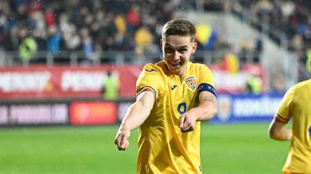 România U21 - Albania U21 5-0, în preliminariile de calificare la EURO 2025. Naționala lui Daniel Pancu, „recital” în Giulești! Manita în stil românesc | VIDEO