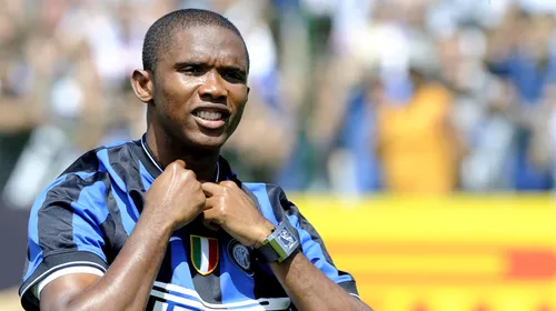 Eto’o a debutat pentru Inter! **Chivu, doar o repriză!