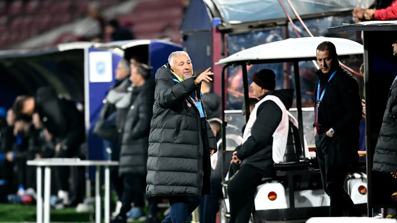 Dan Petrescu, reacție virulentă după CFR Cluj - Rapid 1-1: „A fost cel mai slab joc al nostru din 2025!”