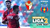 FC Bacău – Steaua începe de la ora 11:00 și încheie etapa a 3-a a Ligii 2. În precedentul joc dintre cele două echipe se marcau cinci goluri, iar Chipirliu era eliminat