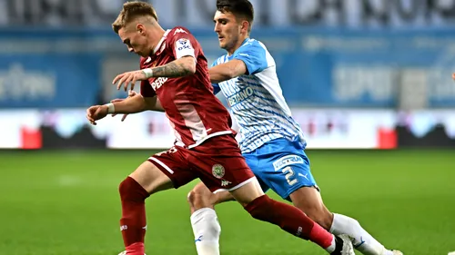 Universitatea Craiova - Rapid 1-1, în etapa 29 din Superliga. Pas greșit pentru giuleșteni, iar FCSB se desprinde la 12 puncte înaintea meciului direct!