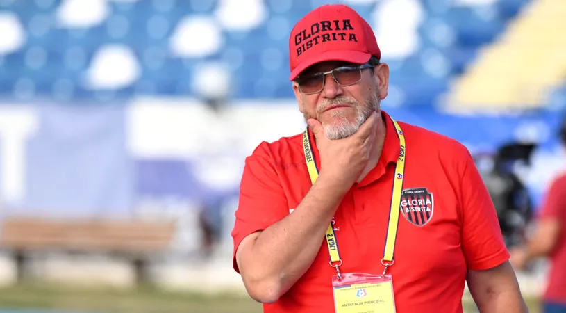 Cristian Pustai e istorie la CS Gloria Bistrița după doar cinci etape în Liga 2: ”Colaborarea cu antrenorul principal a ajuns la final”