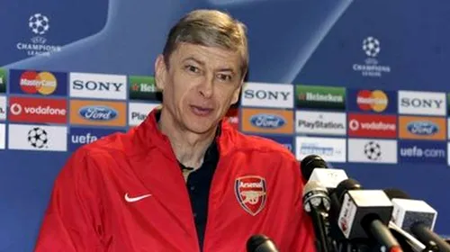 Wenger: „Stiu ca vom iesi campioni la final!”