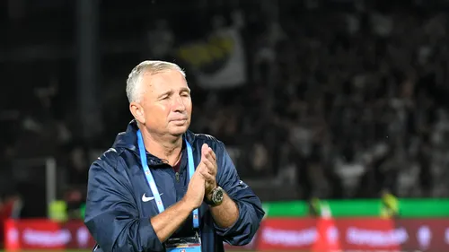 Dan Petrescu, mesaj fără perdea, în direct, pentru Louis Munteanu, după cele două goluri marcate în CFR Cluj - Unirea Slobozia 3-0! Atacantul va avea viață grea cu antrenorul său