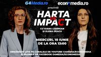 G4Media și Economedia lansează emisiunea „Harta de impact”, miercuri 10 iunie de la ora 13.00