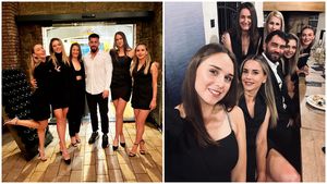 Avem deja 1-0! Jucătoarele României au făcut senzație la dineul oficial din Billie Jean King Cup, înaintea meciului cu Slovenia | GALERIE FOTO