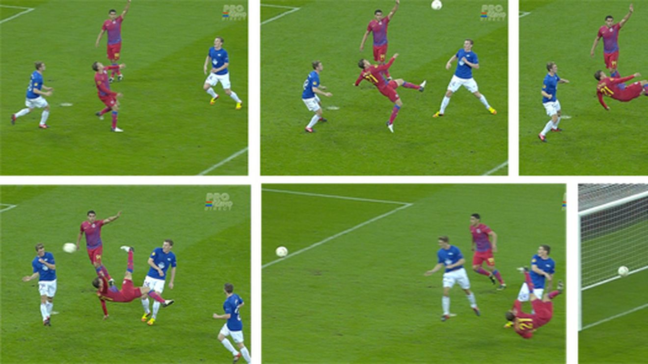 O FOARFECĂ‚ pentru istorie! "Ucigașul cu față de Milan": Chiricheș a înscris golul cu numărul 350 al Stelei în Europa