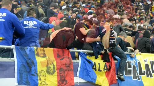 Firma de securitate de la meciul România – Ungaria și doi angajați, amendați de Jandarmerie