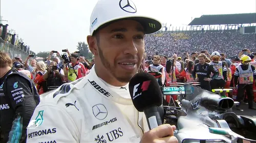 Hamilton, noul campion mondial în Formula 1! Verstappen triumfă în Mexic și Vettel nu-l mai poate ajunge pe britanic. Pilotul Mercedes a intrat în istoria „Marelui Circ”