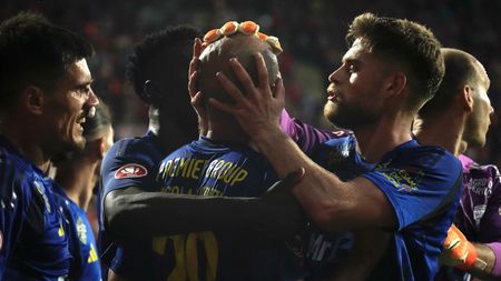 🚨 Hermannstadt – Unirea Slobozia 0-2, în etapa 9 din Superliga. Echipa ialomițeană înscrie prin Christ Afalna și Renato Espinosa și se impune clar la Sibiu