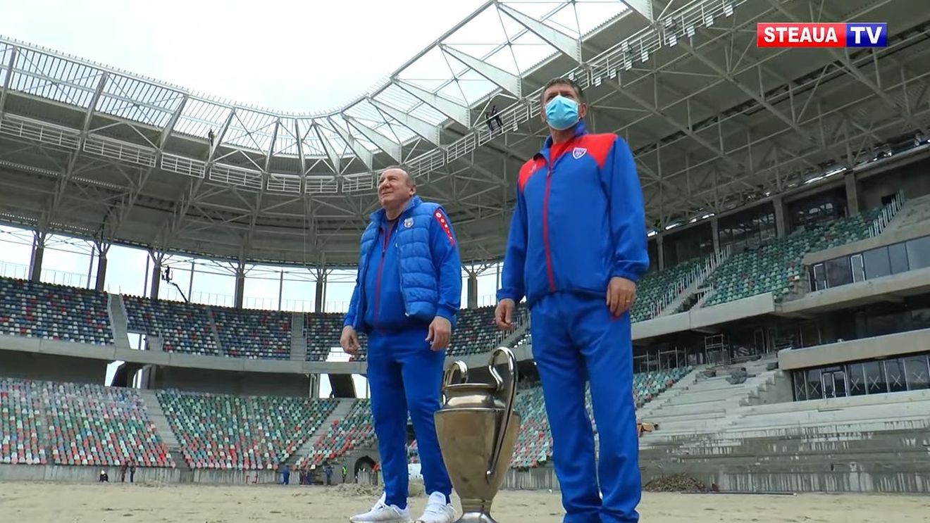Inaugurare de vis a noii arene din Ghencea! O legendă a Stelei propune reeditarea finalei cu Barcelona din 1986