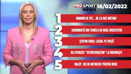 ProSport News | Dinamo ia tot... de la Gaz Metan Mediaș. Clinceni, schimbată din temelii de noul investitor. Cele mai importante știri ale zilei | VIDEO