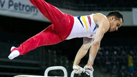 El e RoboCop din gimnastică! Are zece șuruburi în corp!