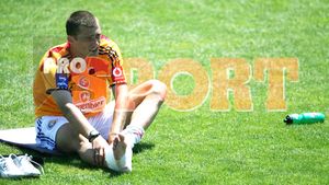 EXCLUSIV / Tamaș, suspect de entorsă!