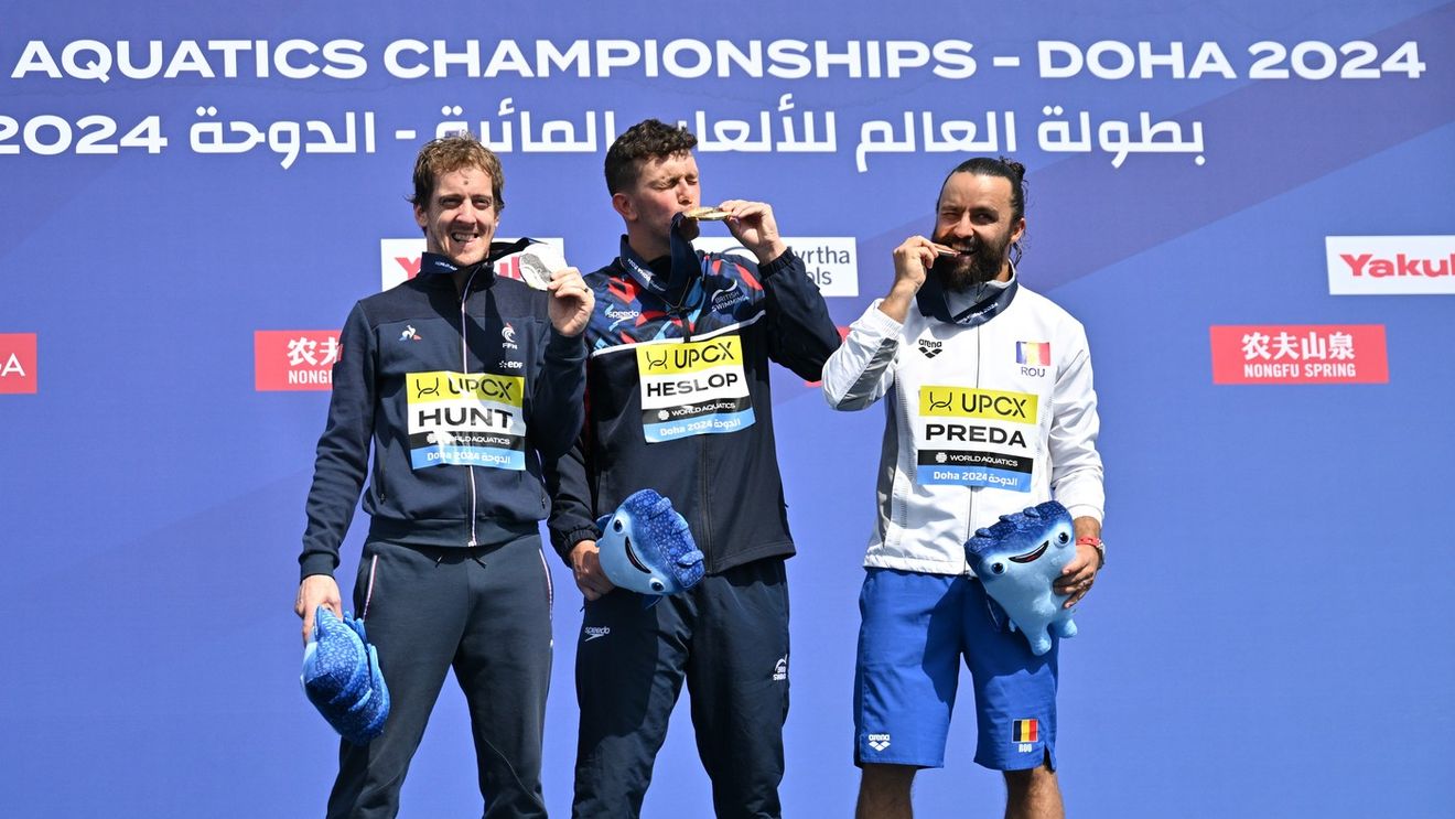 Cătălin Preda a luat medalia de bronz la Campionatul Mondial de Natație la sărituri în apă de la mare înălțime!