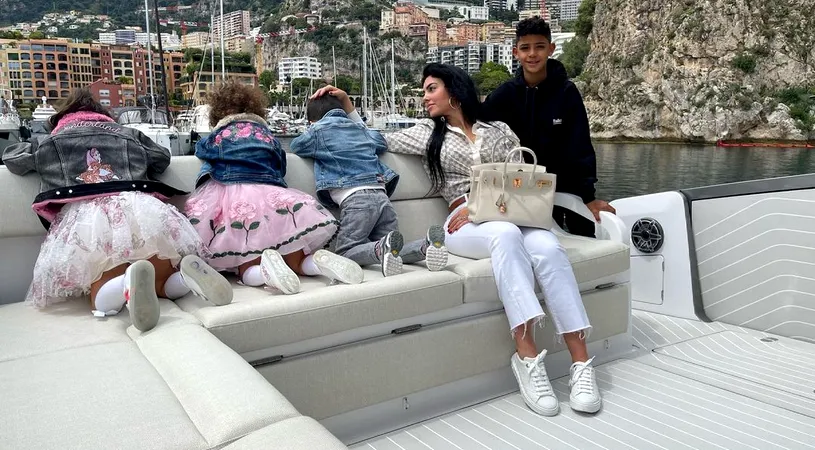 Georgina Rodríguez, iubita lui Cristiano Ronaldo, spectator de lux la Marele Premiu de F1 de la Monaco! Cine a însoțit-o pe frumoasa vedetă