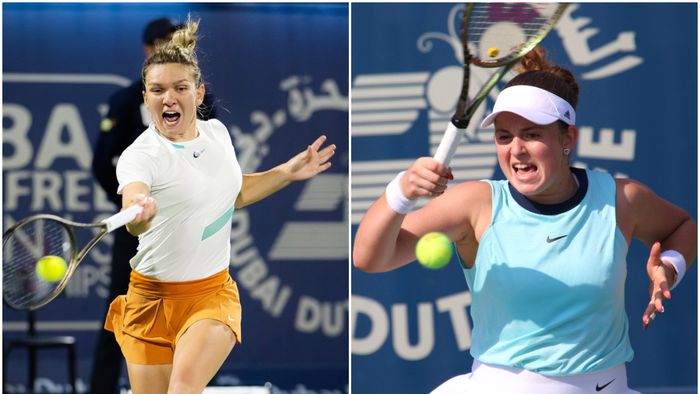 Simona Halep a pierdut meciul orgoliilor cu Jelena Ostapenko, scor 6-2, 6-7, 0-6 în semifinale la Dubai! Video Online. Românca, întoarsă incredibil: a cedat total inițiativa după un tie-break de coșmar